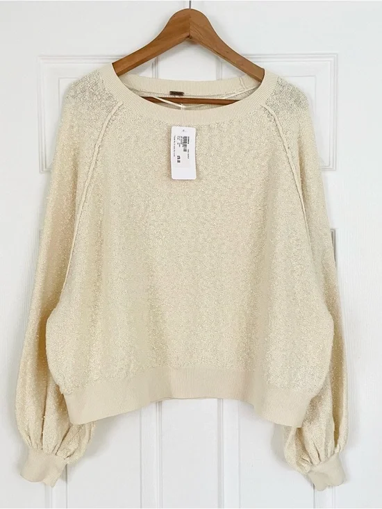 NWT Free People Found My Friend Pullover Sweater Size XS - Picture 3 of 6